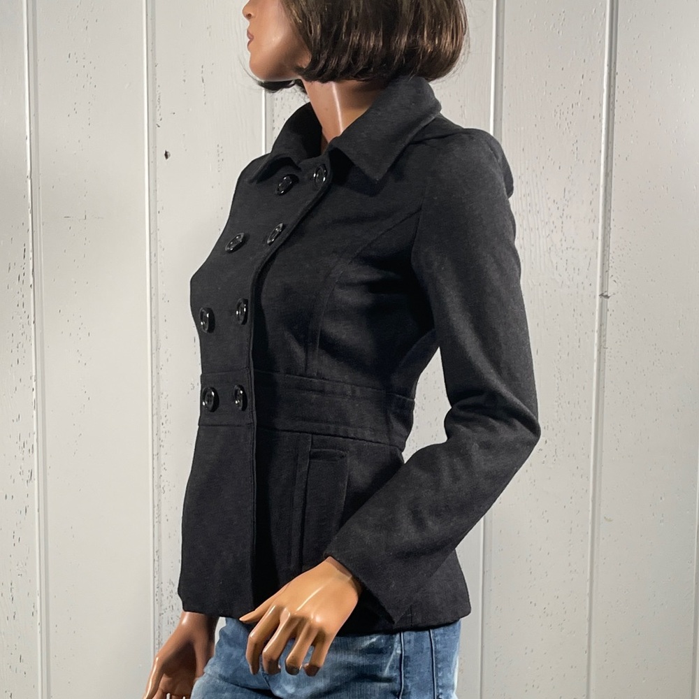 Epic Threads Junior’s Double Breasted Hooded Jacket Coat